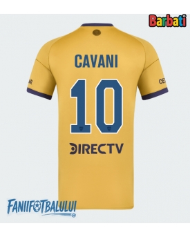 Boca Juniors Edinson Cavani #10 Tricou Fotbal Replică 2025-26 Barbati Deplasare